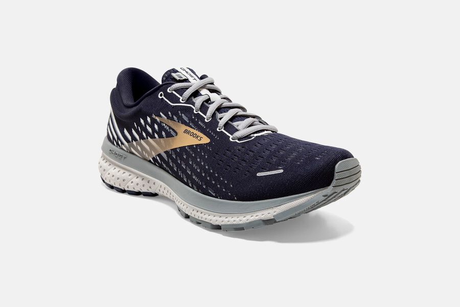 Brooks Running Shoes - Ghost 13 Road Mens - Black/Gold - XTN-512379